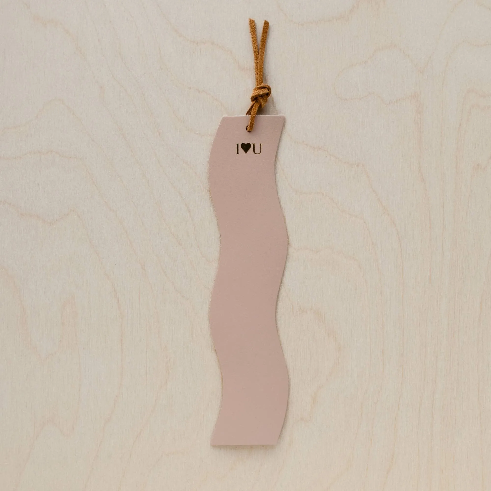 Wavy Leather Bookmarks