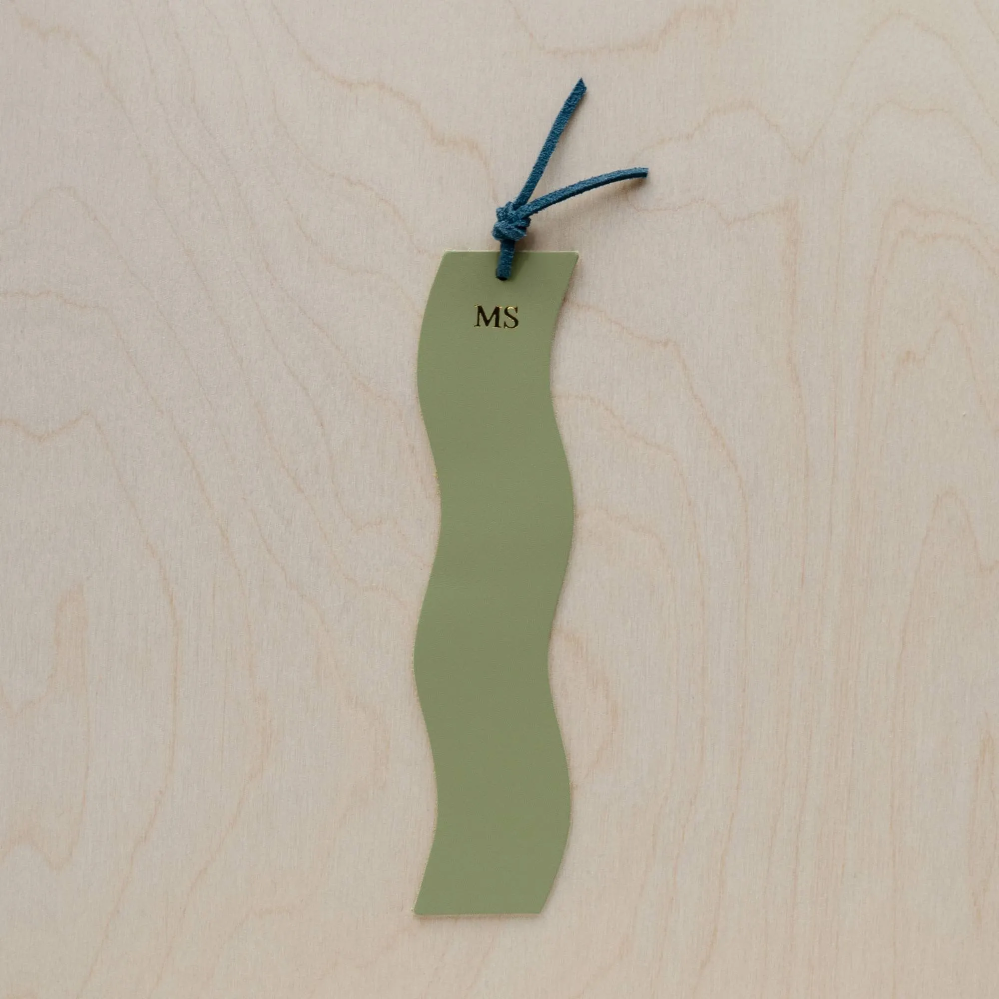Wavy Leather Bookmarks