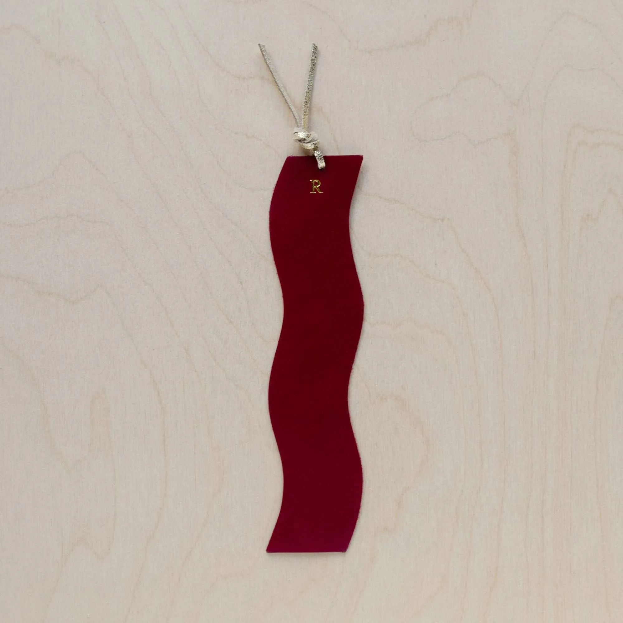 Wavy Leather Bookmarks