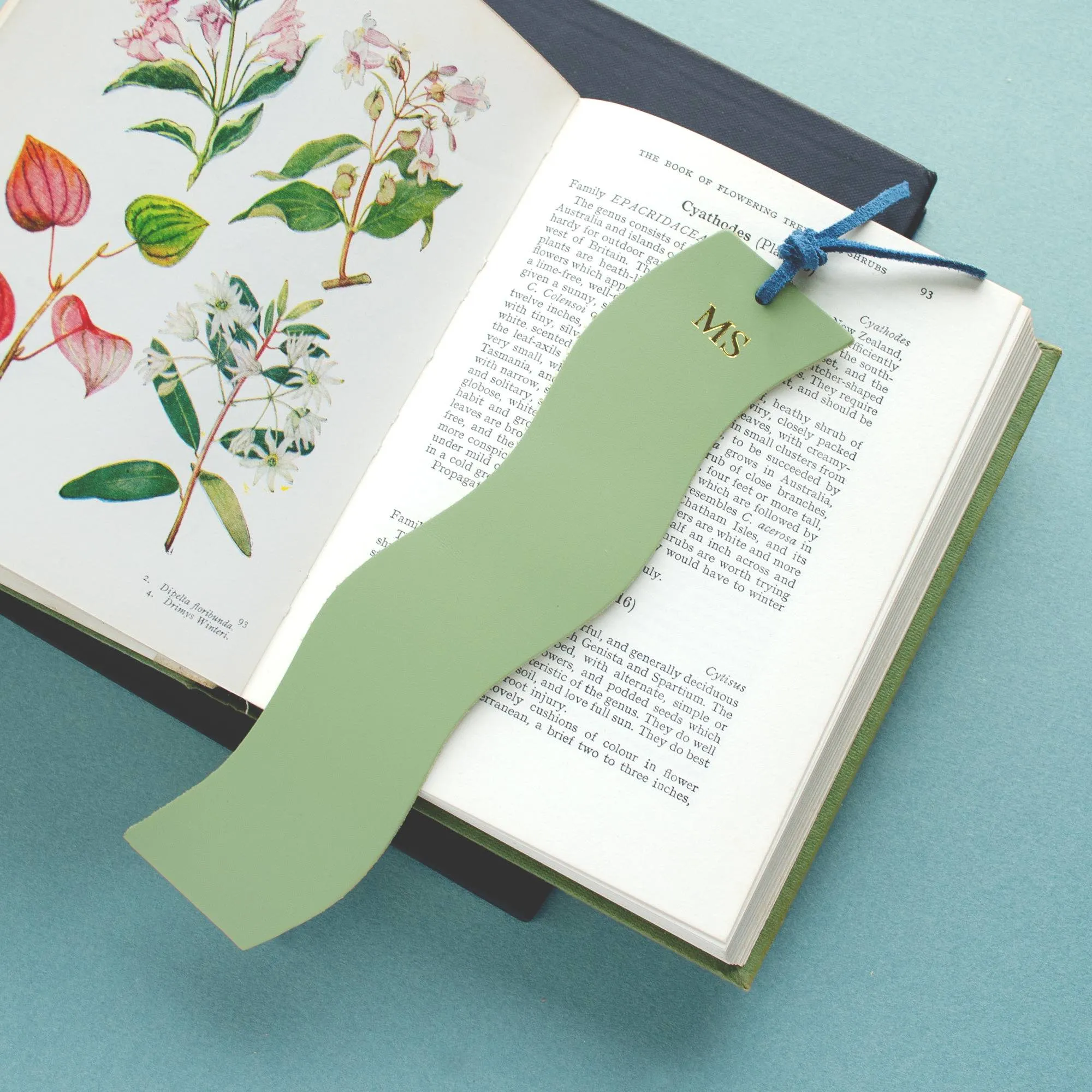 Wavy Leather Bookmarks