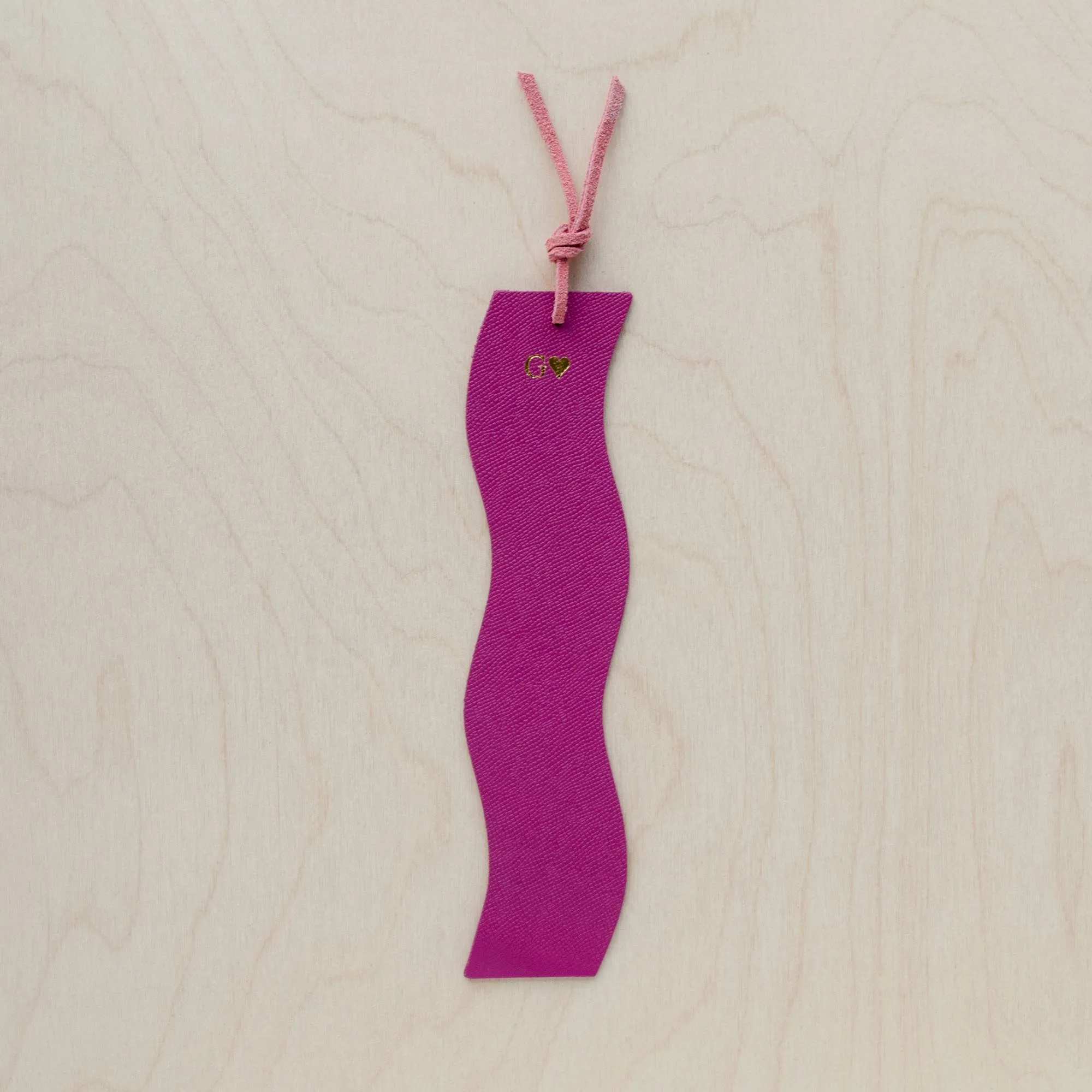 Wavy Leather Bookmarks