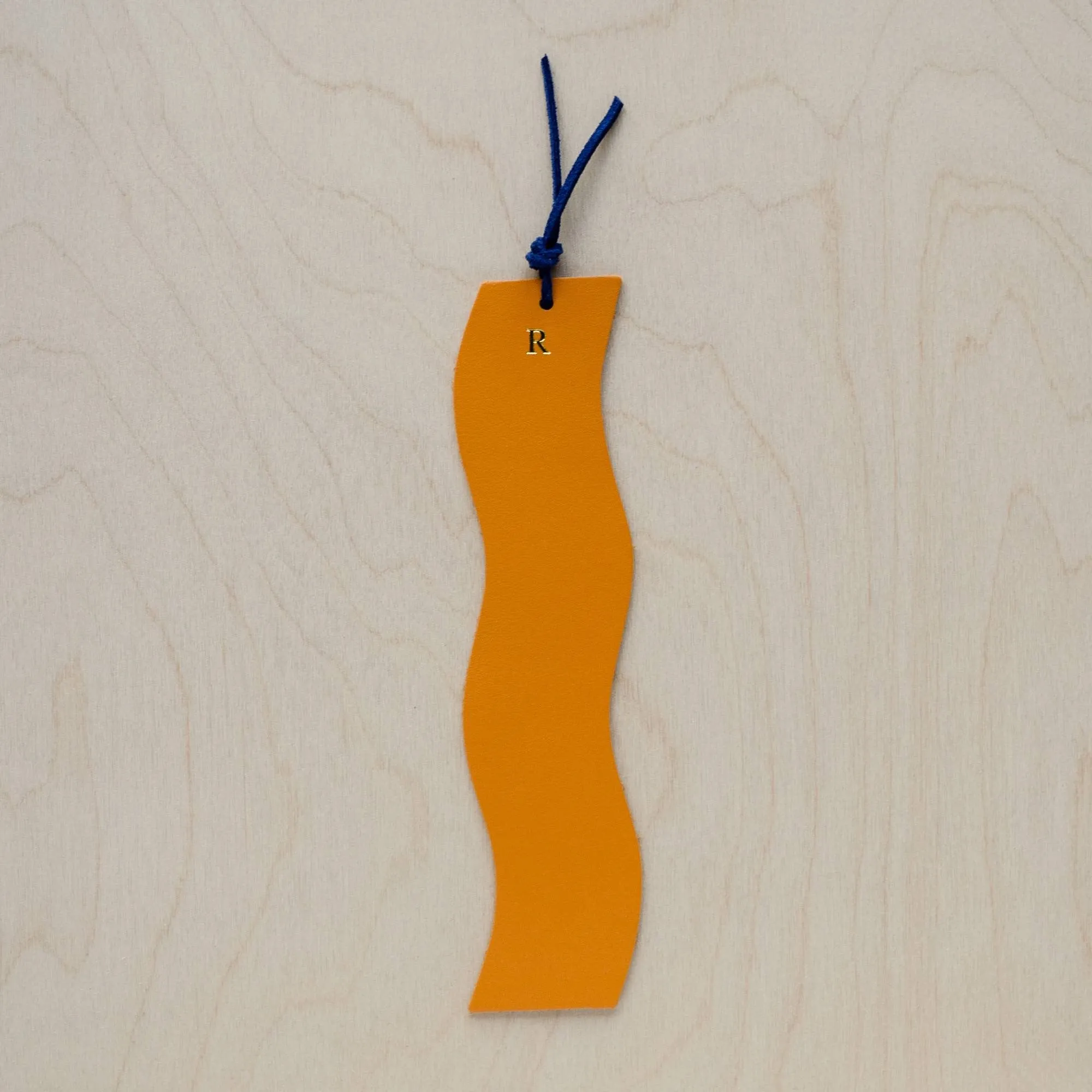 Wavy Leather Bookmarks
