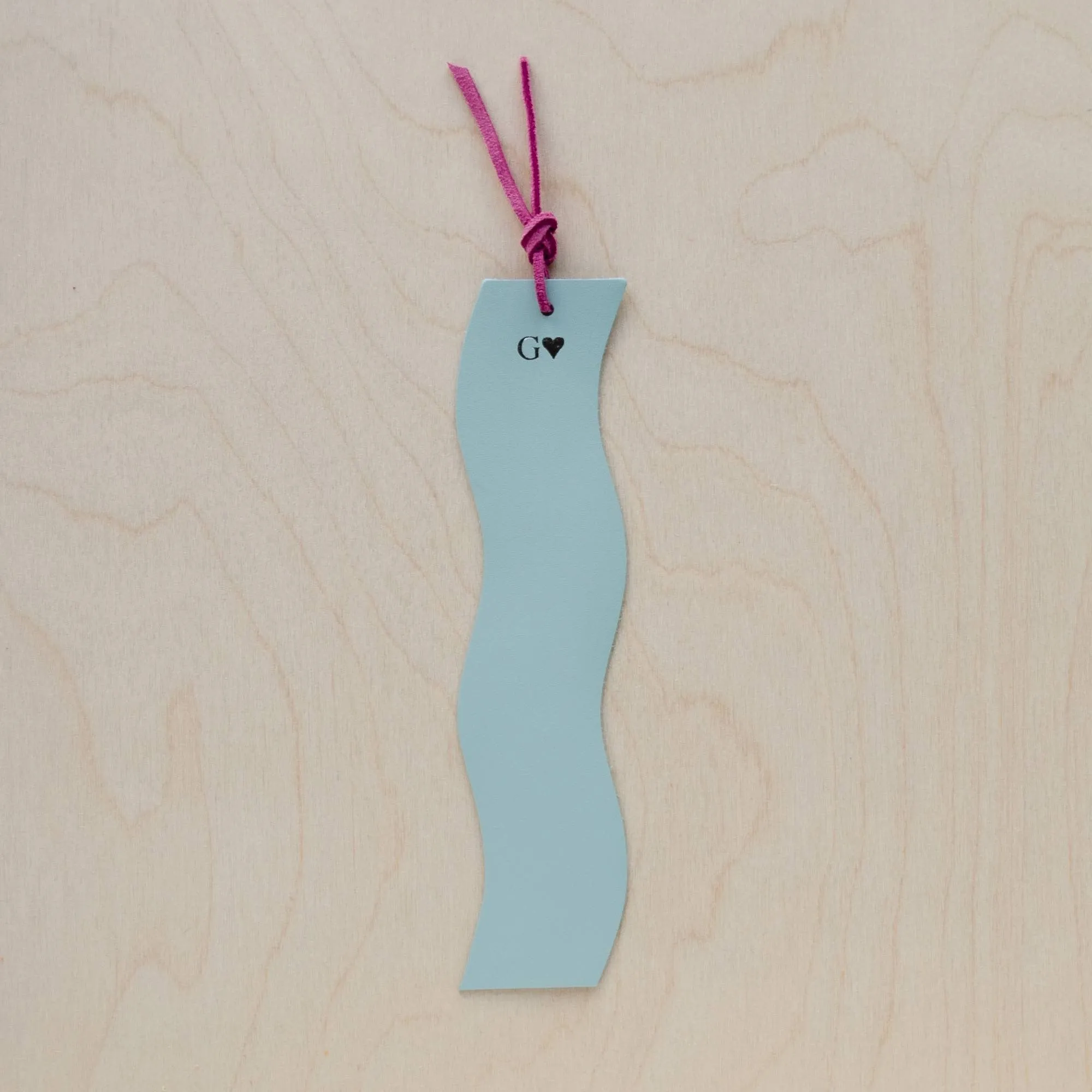 Wavy Leather Bookmarks