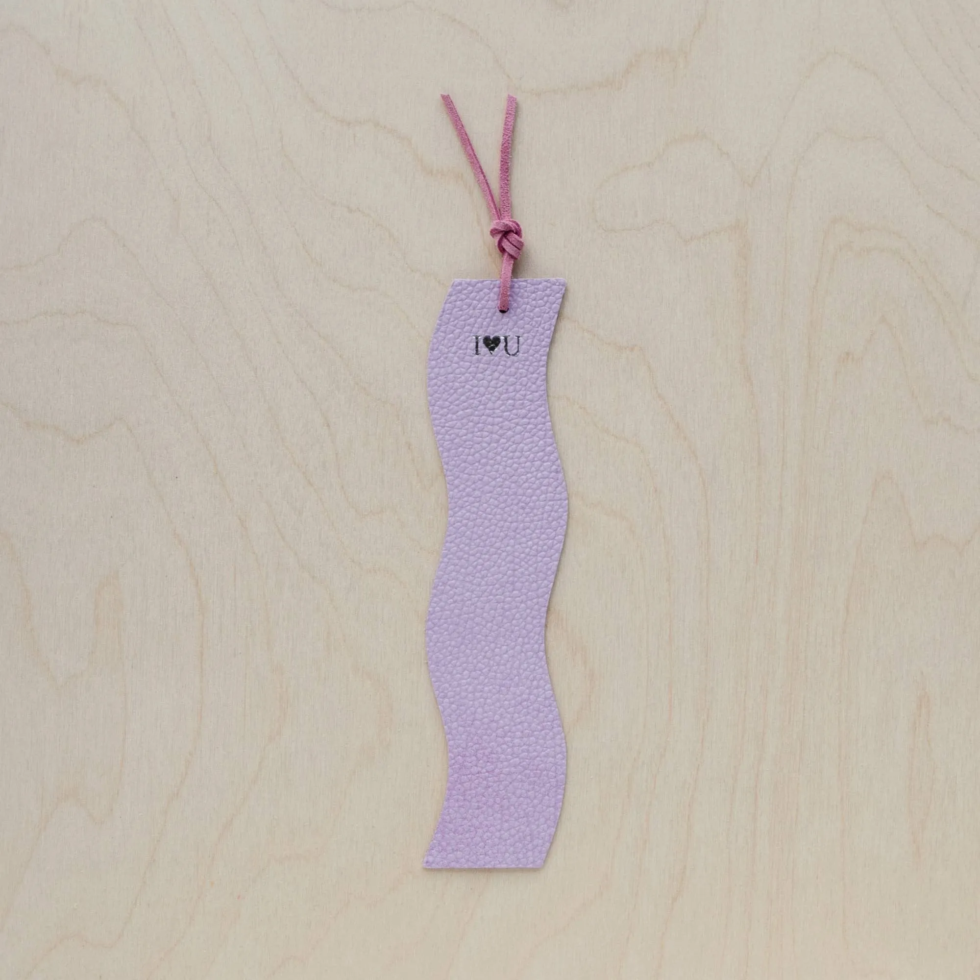 Wavy Leather Bookmarks